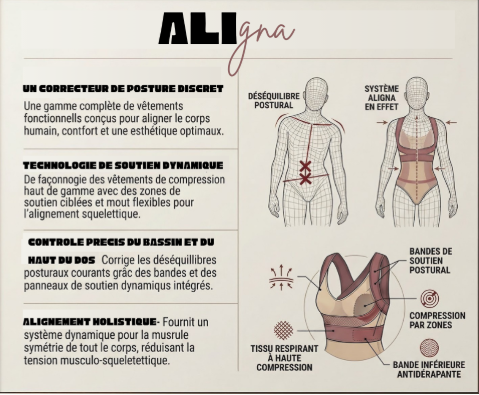 Correcteur de Posture Invisible et Confortable | ALIGNA